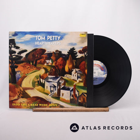 Tom Petty And The Heartbreakers Into The Great Wide Open LP Vinyl Record - Front Cover & Record