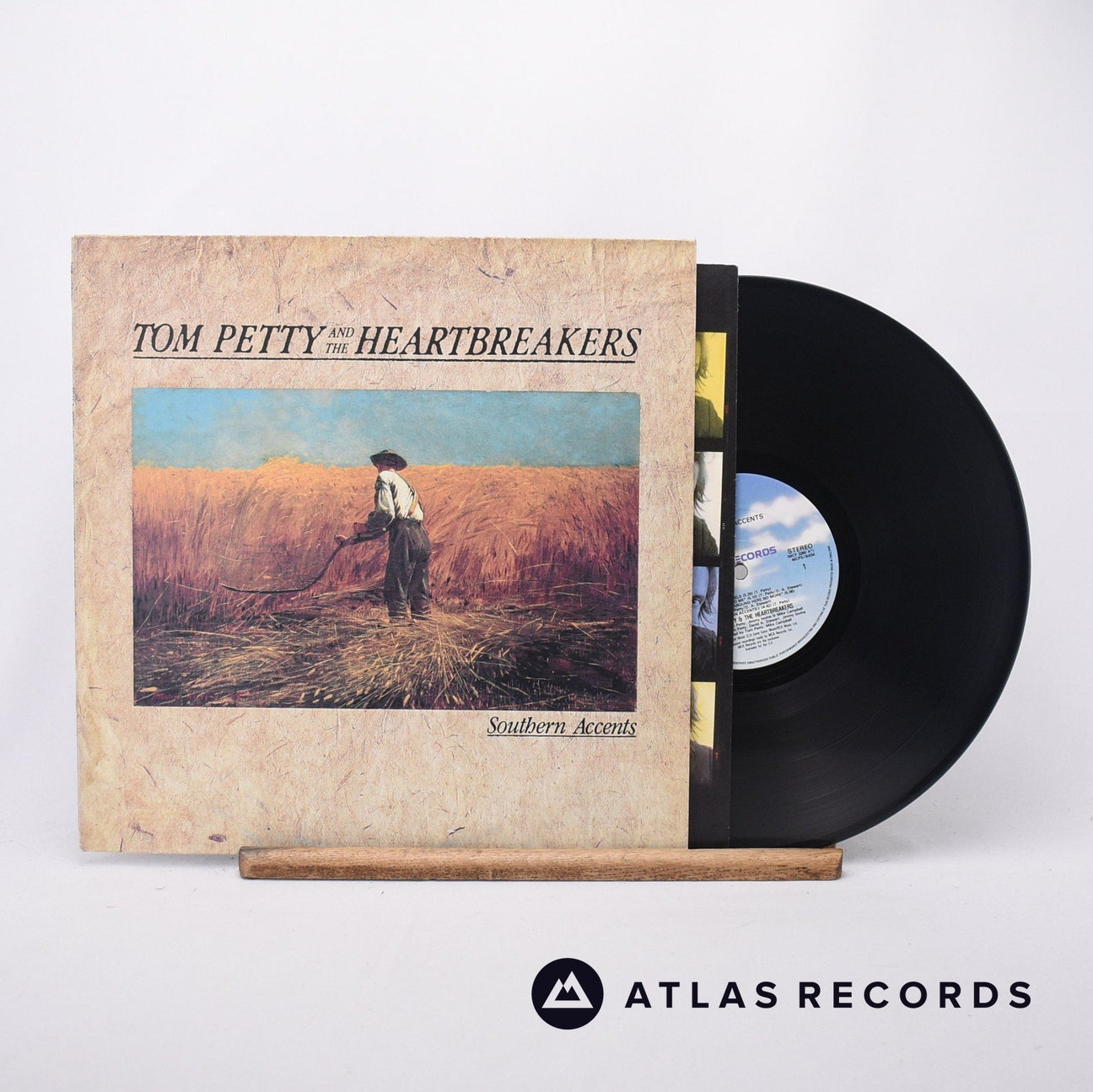 Tom Petty And The Heartbreakers Southern Accents LP Vinyl Record - Front Cover & Record