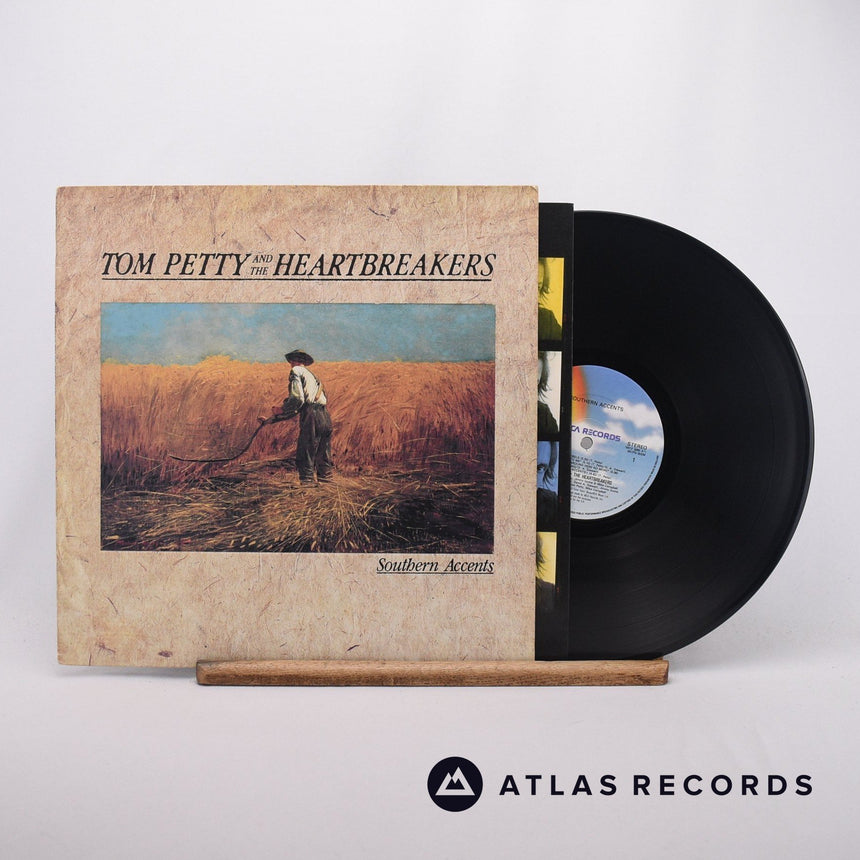 Tom Petty And The Heartbreakers Southern Accents LP Vinyl Record - Front Cover & Record