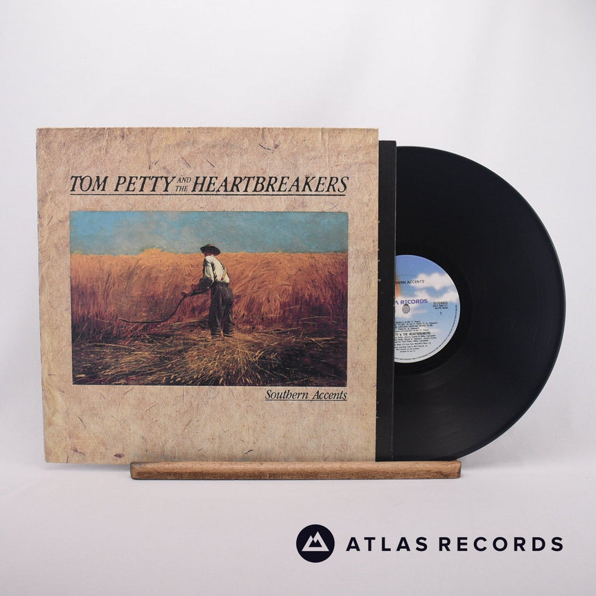 Tom Petty And The Heartbreakers Southern Accents LP Vinyl Record - Front Cover & Record