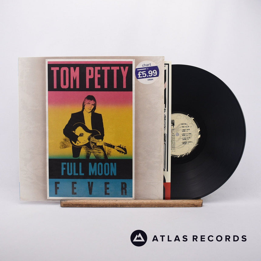 Tom Petty Full Moon Fever LP Vinyl Record - Front Cover & Record