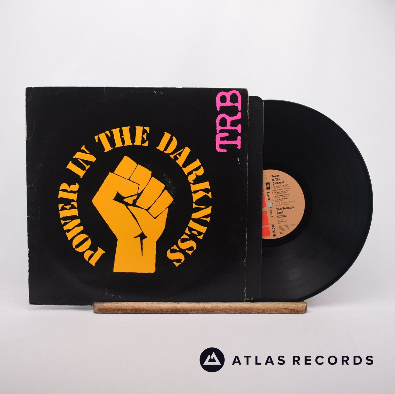 Tom Robinson Band Power In The Darkness LP Vinyl Record - Front Cover & Record
