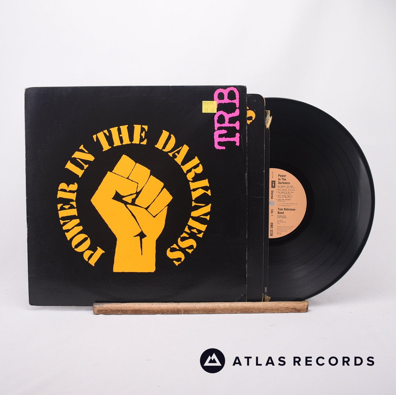 Tom Robinson Band Power In The Darkness LP Vinyl Record - Front Cover & Record