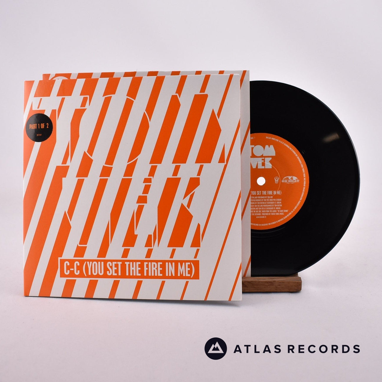 Tom Vek C-C (You Set The Fire In Me) 7" Vinyl Record - Front Cover & Record