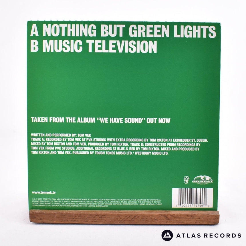 Tom Vek - Nothing But Green Lights - 7" Vinyl Record - NM/NM