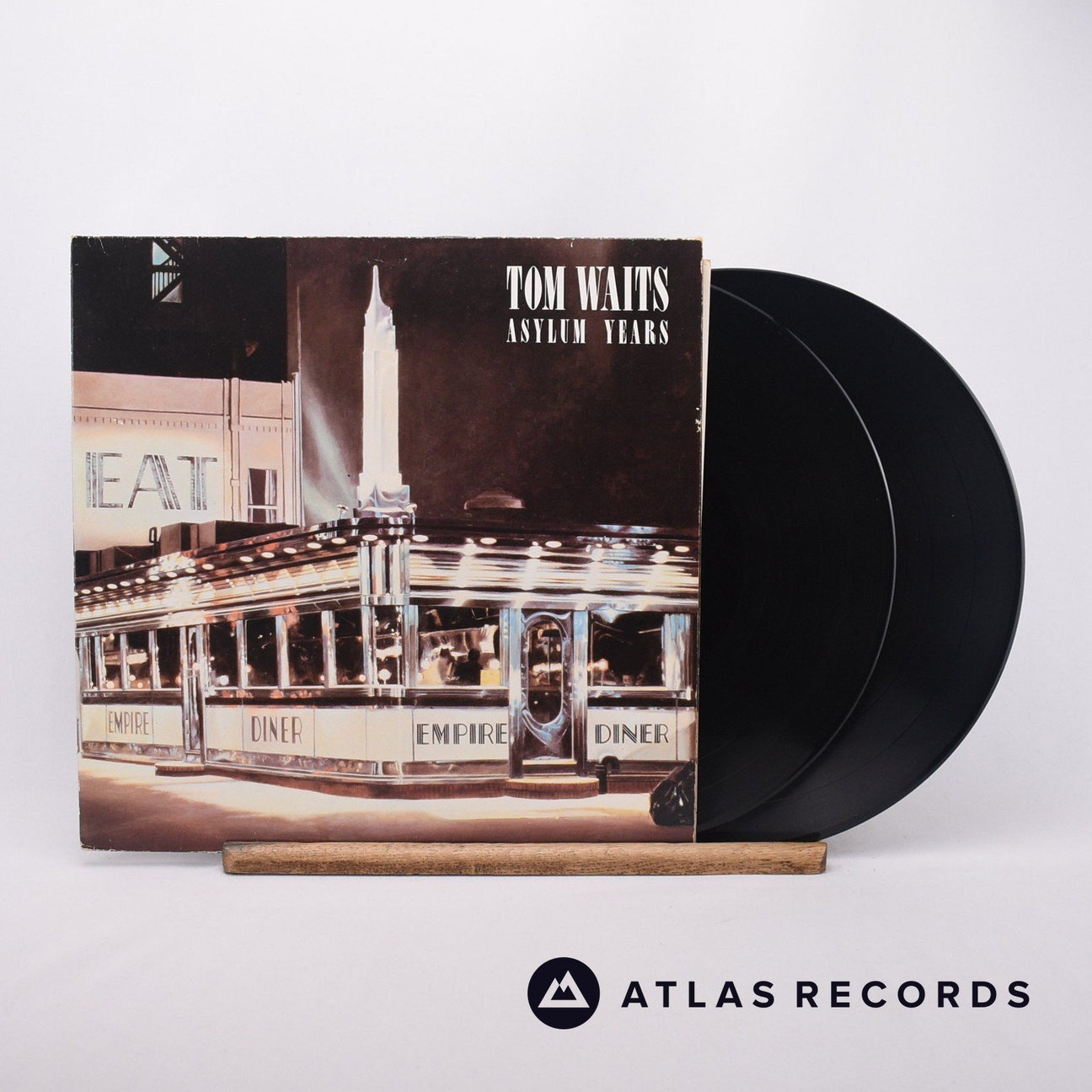 Tom Waits Asylum Years 2 x LP Vinyl Record - Front Cover & Record