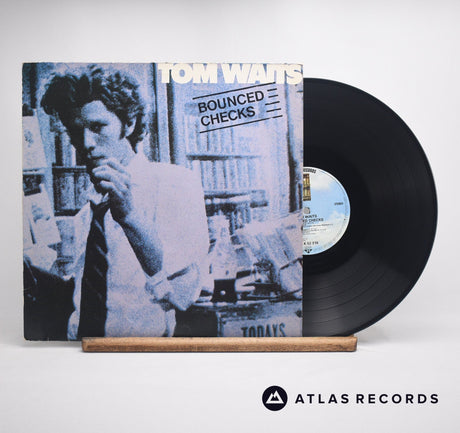 Tom Waits Bounced Checks LP Vinyl Record - Front Cover & Record