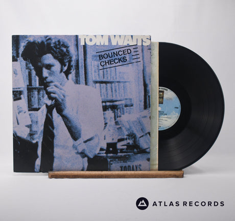 Tom Waits Bounced Checks LP Vinyl Record - Front Cover & Record