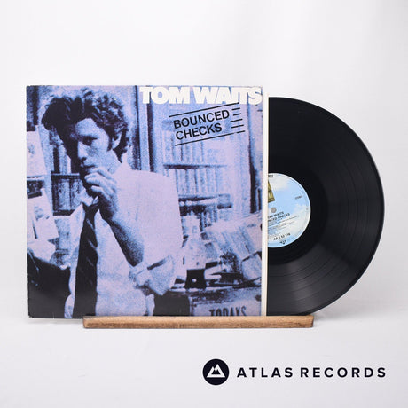 Tom Waits Bounced Checks LP Vinyl Record - Front Cover & Record