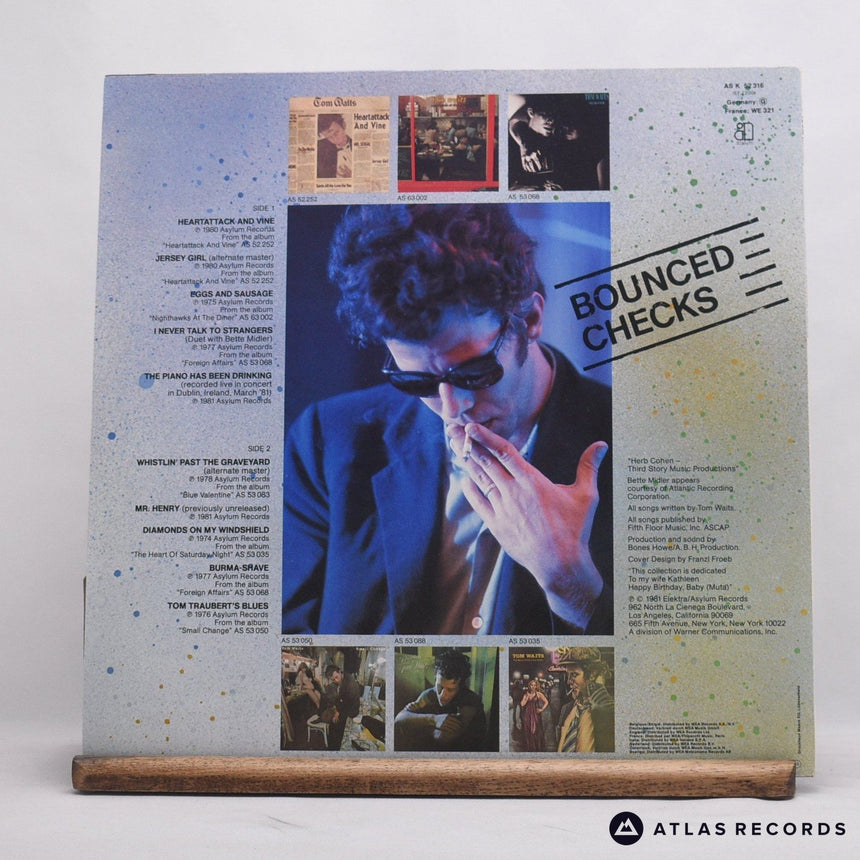 Tom Waits - Bounced Checks - A4 B4 LP Vinyl Record - EX/NM