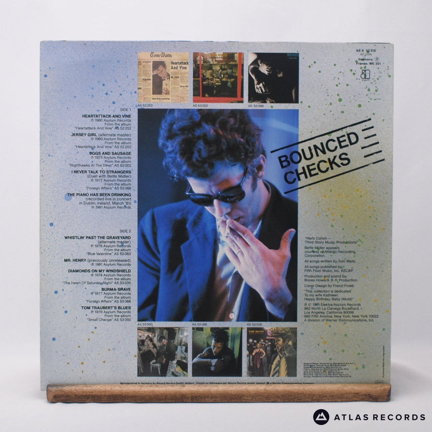 Tom Waits - Bounced Checks - LP Vinyl Record - EX/VG+