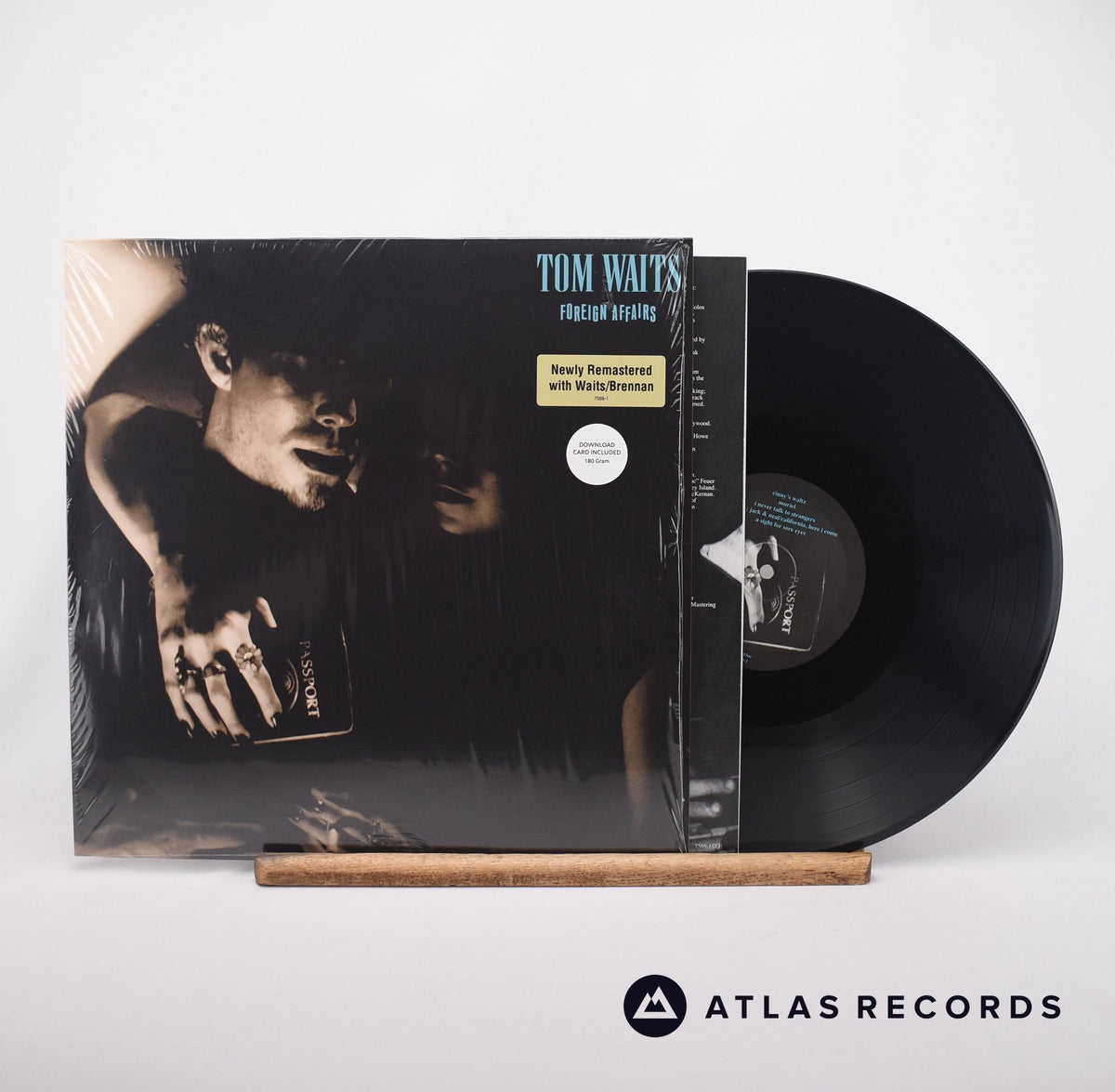 Tom Waits Foreign Affairs LP Vinyl Record - Front Cover & Record