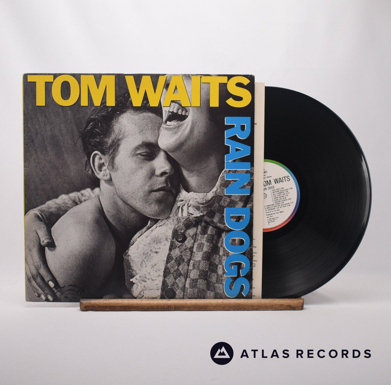 Tom Waits Rain Dogs LP Vinyl Record - Front Cover & Record