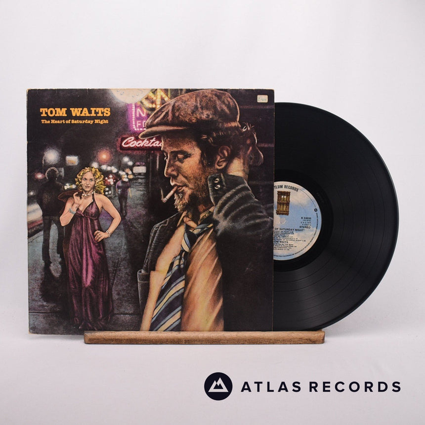 Tom Waits The Heart Of Saturday Night LP Vinyl Record - Front Cover & Record