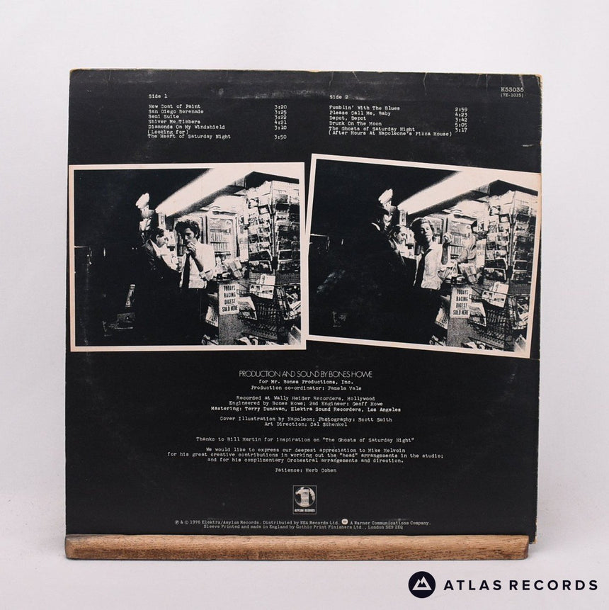 Tom Waits - The Heart Of Saturday Night - A1 B1 LP Vinyl Record - VG+/VG+
