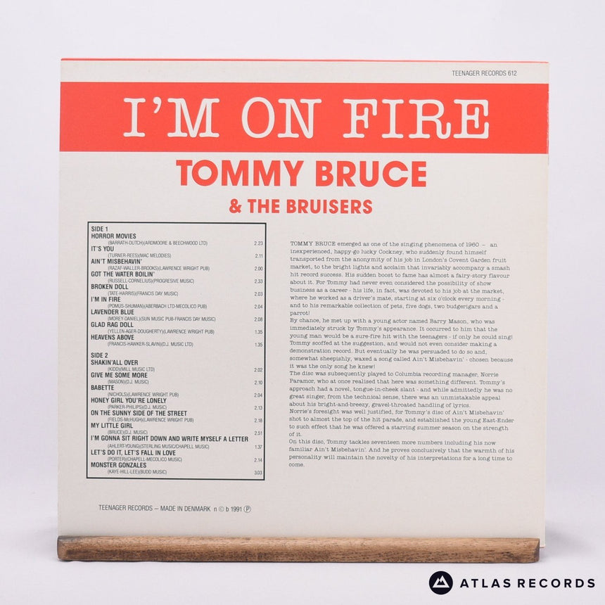 Tommy Bruce & The Bruisers - I'm On Fire - LP Vinyl Record - EX/EX