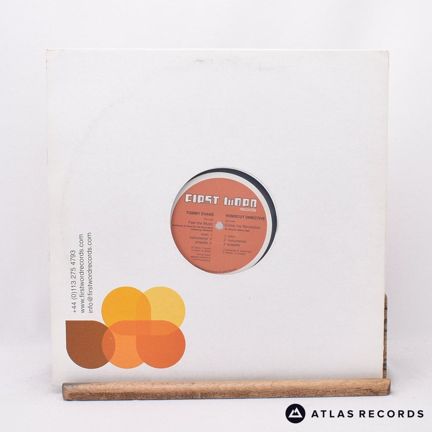 Tommy Evans - Feel The Music / Come The Revolution - 12" Vinyl Record - VG+/VG+