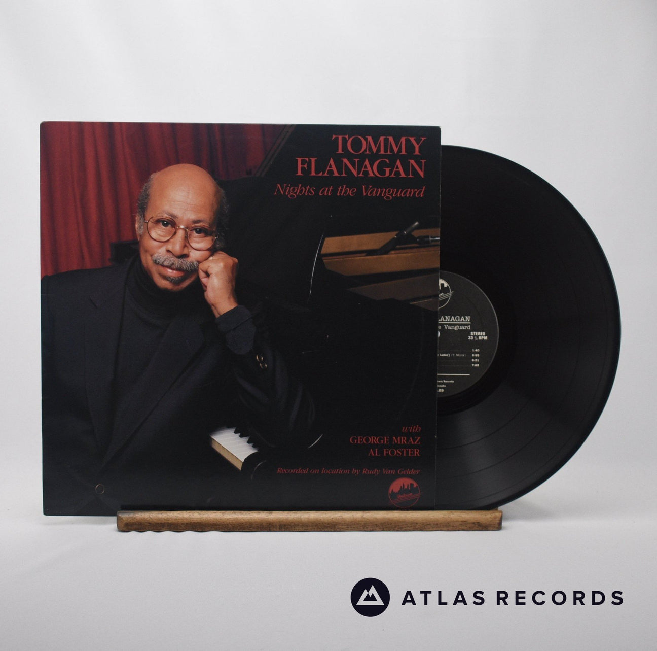 Tommy Flanagan Nights At The Vanguard LP Vinyl Record - Front Cover & Record