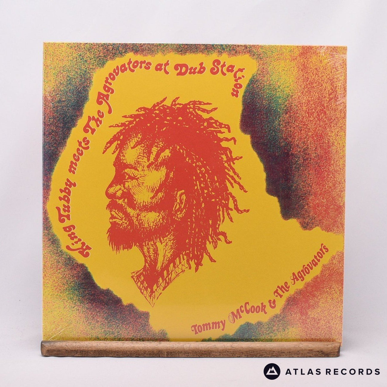 Tommy McCook King Tubby Meets The Agrovators At Dub Station LP Vinyl Record - Front Cover & Record