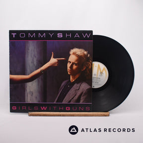 Tommy Shaw Girls With Guns LP Vinyl Record - Front Cover & Record