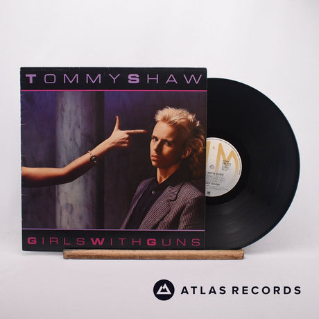 Tommy Shaw Girls With Guns LP Vinyl Record - Front Cover & Record