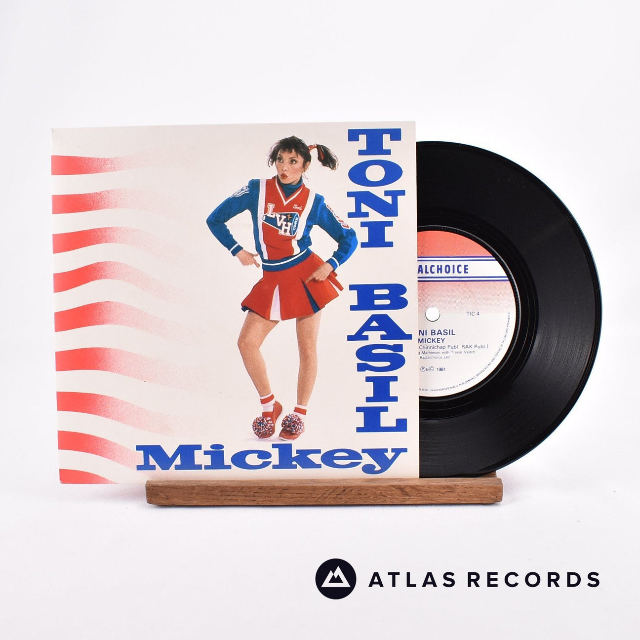 Toni Basil Mickey 7" Vinyl Record - Front Cover & Record