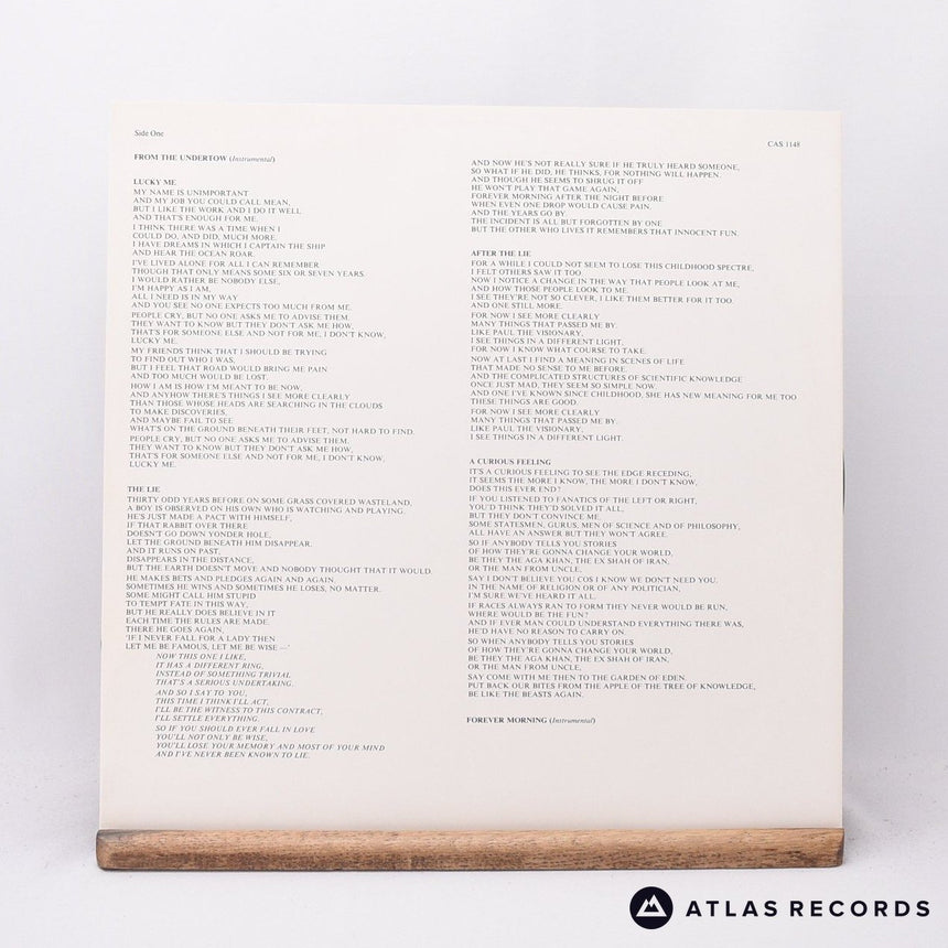 Tony Banks - A Curious Feeling - LP Vinyl Record - EX/EX