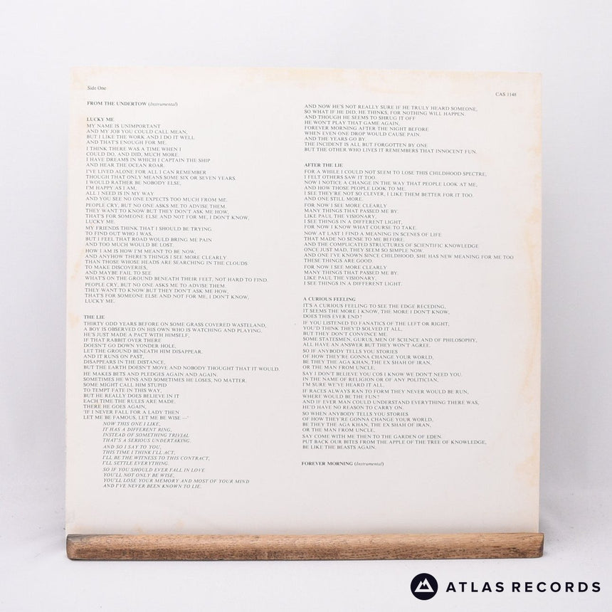 Tony Banks - A Curious Feeling - Embossed Sleeve LP Vinyl Record - EX/EX