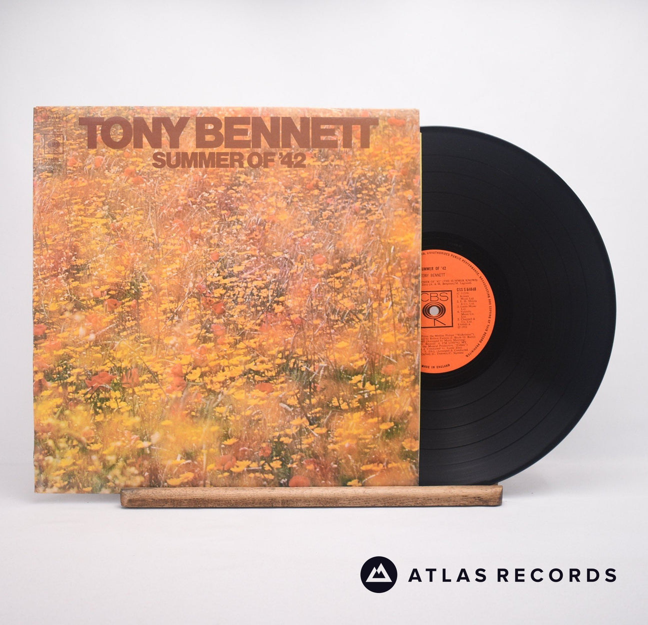 Tony Bennett Summer Of '42 LP Vinyl Record - Front Cover & Record