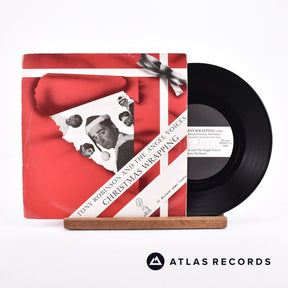 Tony Robinson Christmas Wrapping 7" Vinyl Record - Front Cover & Record