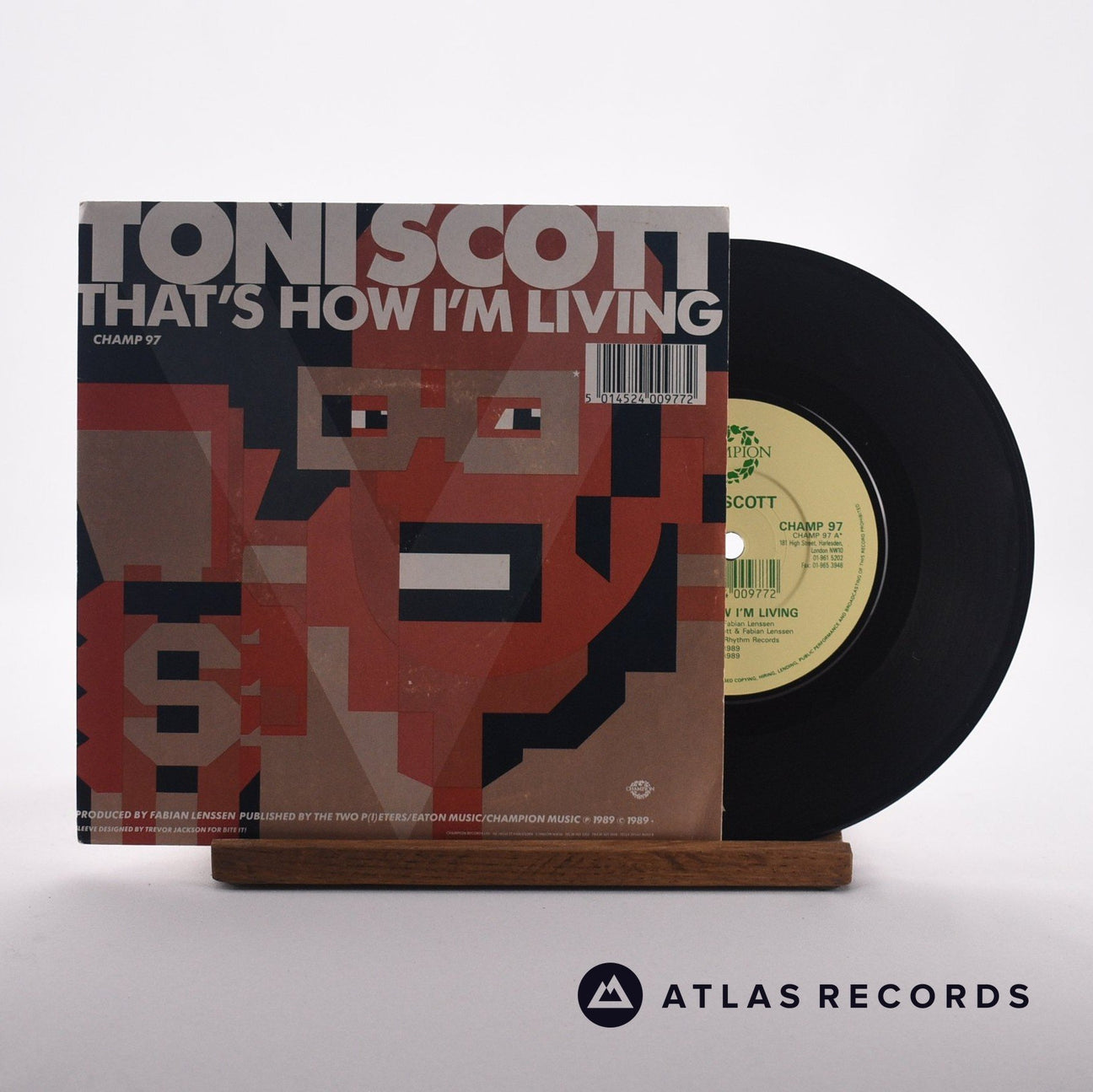 Tony Scott That's How I'm Living 7" Vinyl Record - Front Cover & Record