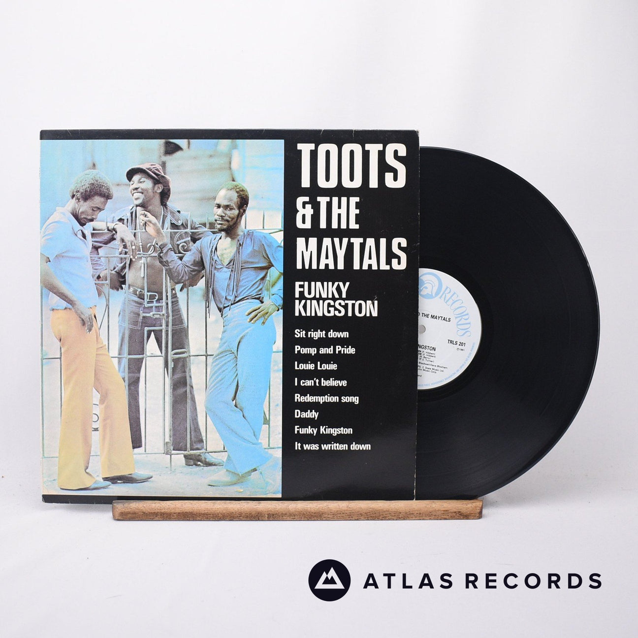 Toots & The Maytals Funky Kingston LP Vinyl Record - Front Cover & Record