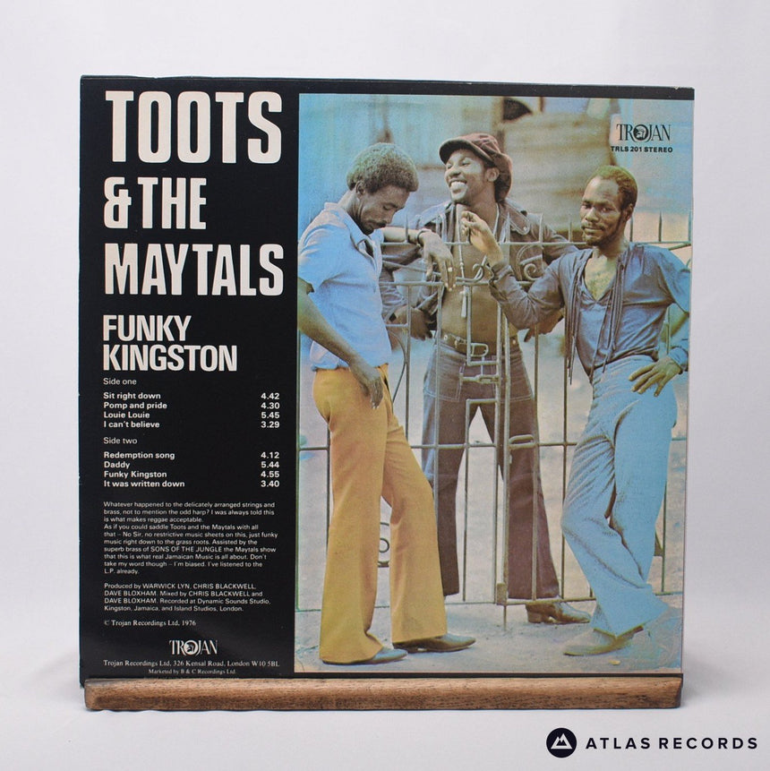 Toots & The Maytals - Funky Kingston - Reissue A2 B2 LP Vinyl Record - VG+/VG+