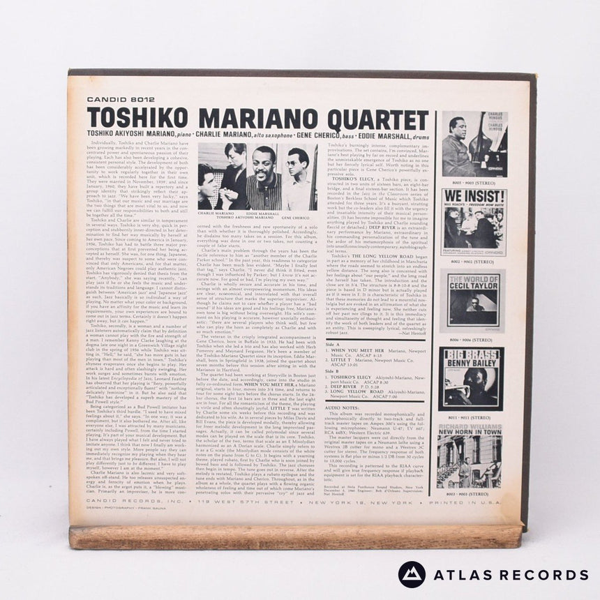 Toshiko Mariano Quartet - Toshiko Mariano Quartet - LP Vinyl Record - VG+/VG+