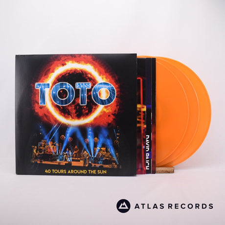 Toto 40 Tours Around The Sun 3 x LP Vinyl Record - Front Cover & Record