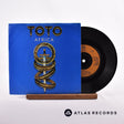 Toto Africa 7" Vinyl Record - Front Cover & Record