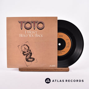 Toto I Won't Hold You Back 7" Vinyl Record - Front Cover & Record