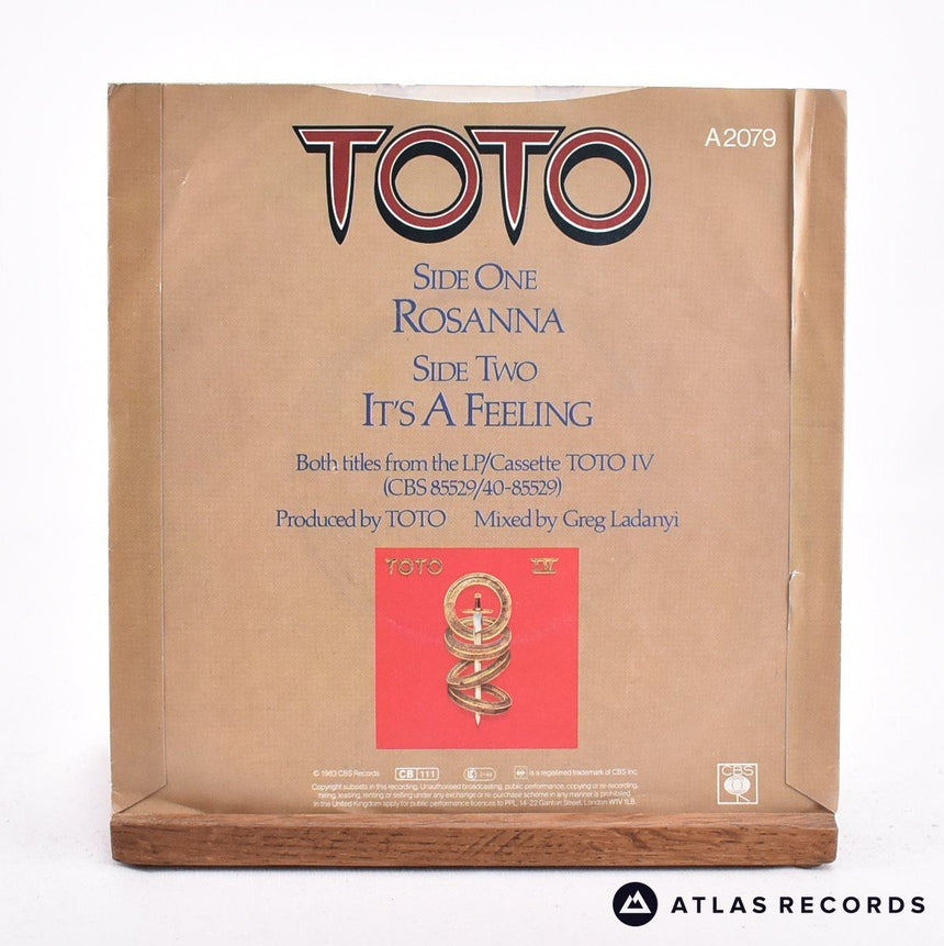 Toto - Rosanna - 7" Vinyl Record - VG+/EX