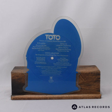 Toto - Rosanna - Picture Disc Shaped 7" Vinyl Record - VG+
