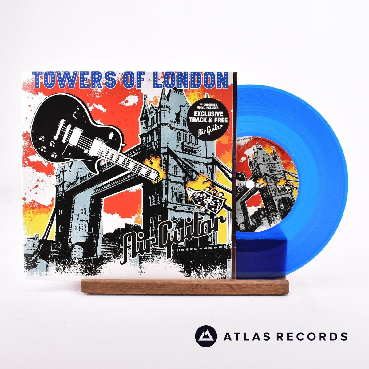 Towers Of London Air Guitar 7" Vinyl Record - Front Cover & Record