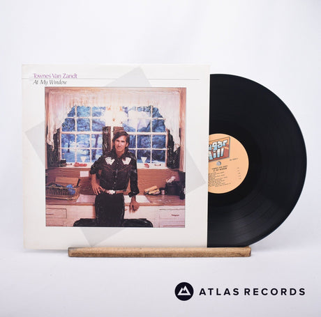 Townes Van Zandt At My Window LP Vinyl Record - Front Cover & Record