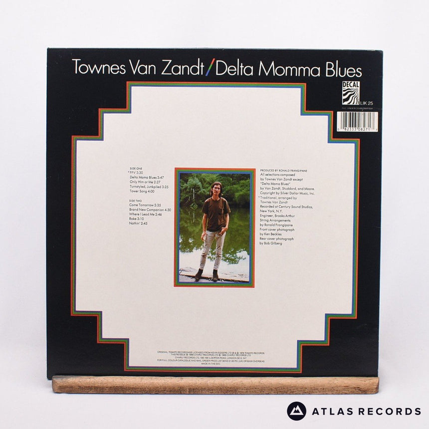 Townes Van Zandt - Delta Momma Blues - Mpo Reissue LP Vinyl Record - EX/EX