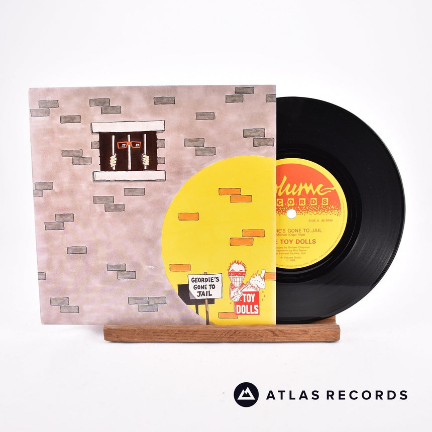 Toy Dolls Geordie's Gone To Jail 7" Vinyl Record - Front Cover & Record