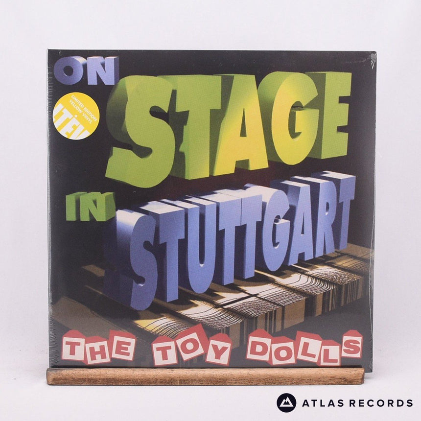 Toy Dolls On Stage In Stuttgart Double LP Vinyl Record - Front Cover & Record