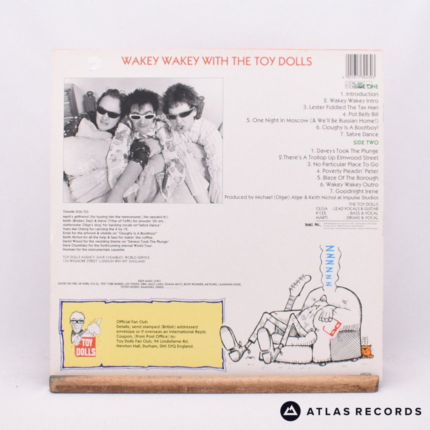 Toy Dolls - Wakey Wakey! - A B LP Vinyl Record - EX/EX