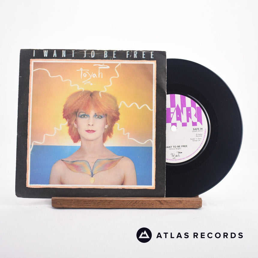 Toyah I Want To Be Free 7" Vinyl Record - Front Cover & Record