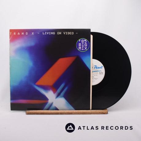 Trans-X Living On Video 12" Vinyl Record - Front Cover & Record