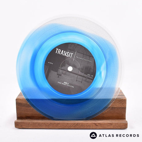 Transit - Promise Nothing - Blue / Clear 7" EP Vinyl Record - NM/NM
