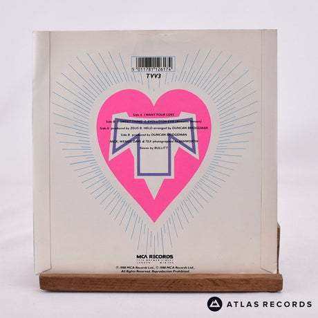 Transvision Vamp - I Want Your Love - 7" Vinyl Record - EX/EX