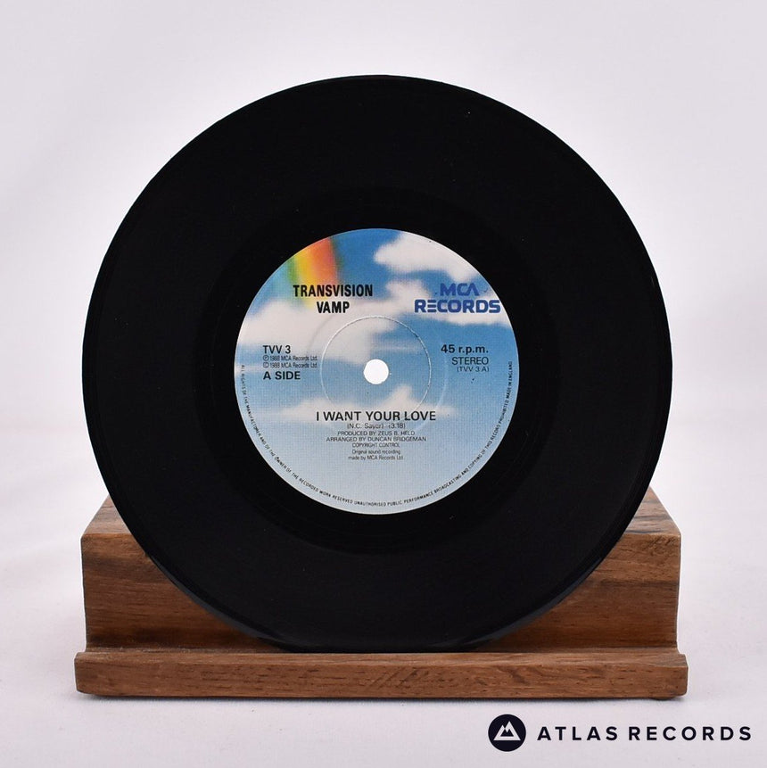 Transvision Vamp - I Want Your Love - 7" Vinyl Record - EX/EX